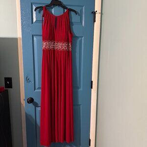 Red Formal Dress w/ beading.